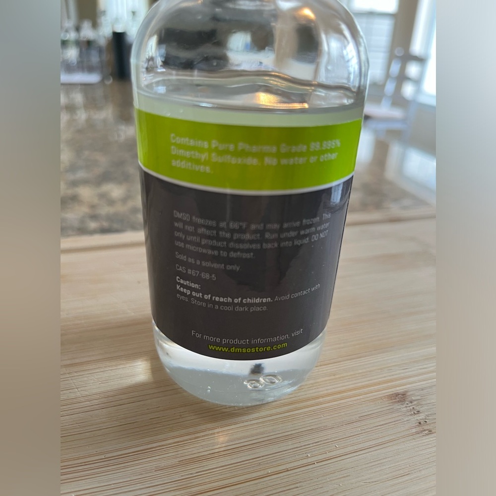 DMSO 8oz in glass bottle - Picture 2 of 3